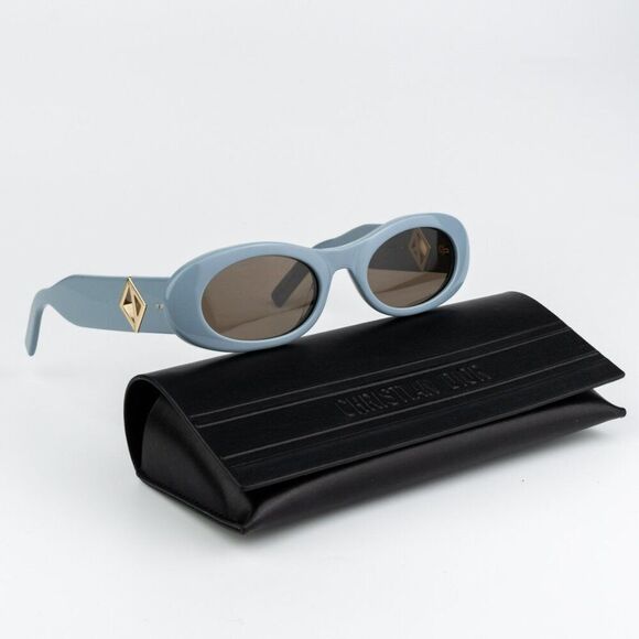 NEW Dior CD DIAMOND EDITION R11 30F0 Blue Brown Unisex Sunglasses - Picture 2 of 14